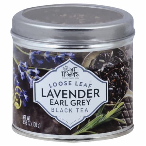 HT Traders™ Loose Leaf Lavender Earl Gray Black Tea Perspective: front