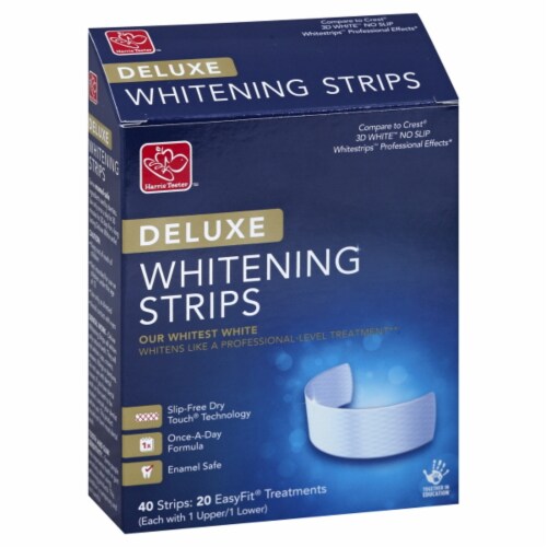 Harris Teeter™ Deluxe Whitening Strips Perspective: front