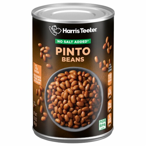 Harris Teeter™ No Salt Added Pinto Beans Perspective: front