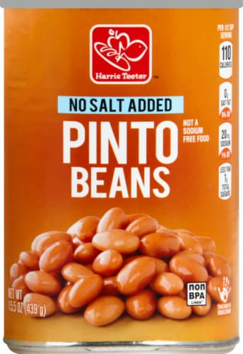 Harris Teeter™ No Salt Added Pinto Beans Perspective: front