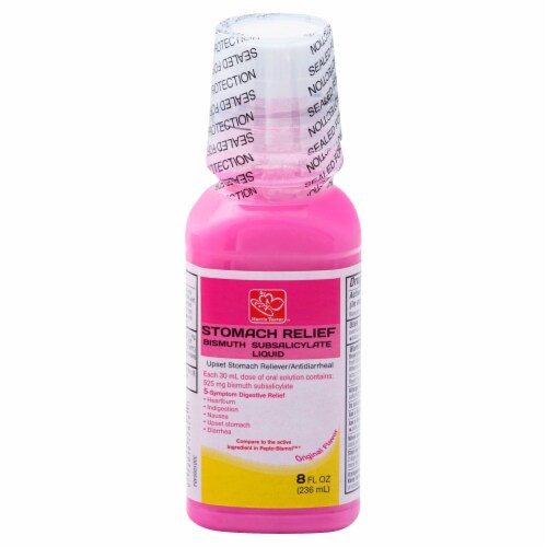 Harris Teeter™ Bismuth Subsalicylate Stomach Relief Liquid Perspective: front
