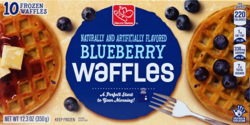 Harris Teeter™ Blueberry Frozen Waffles Perspective: front