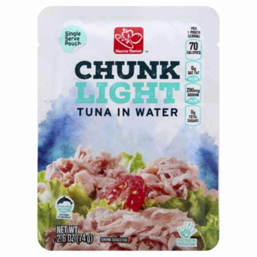 Harris Teeter™ Chunk Light Tuna Pouch Perspective: front