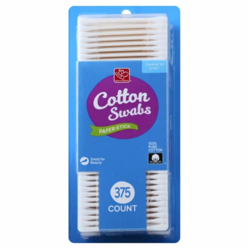 Harris Teeter™ Paper Stick Cotton Swabs Perspective: front