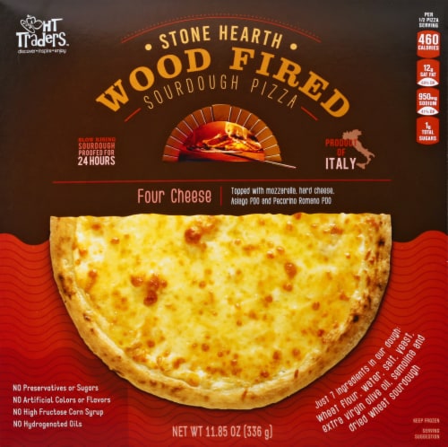 HT Traders™ Stone Hearth Wood Fired Four Cheese Sourdough Pizza