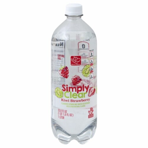 Harris Teeter™ Simply Clear Kiwi Strawberry Flavored Water Beverage Perspective: front
