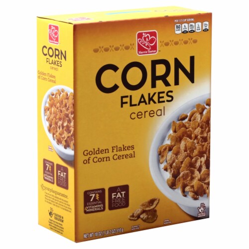 Harris Teeter Corn Flakes Cereal Perspective: front