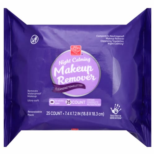 Harris Teeter™ Night Calming Makeup Remover Cleansing Towelettes Perspective: front