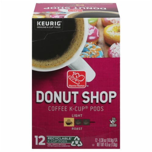 Harris Teeter® Donut Shop Light Roast Coffee Pods Perspective: front