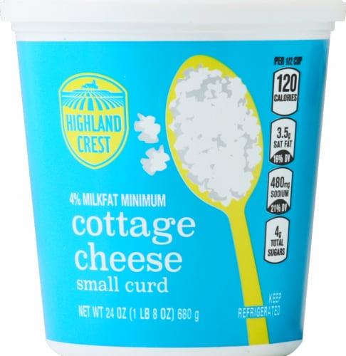 Highland Crest Small Curd Cottage Cheese Perspective: front