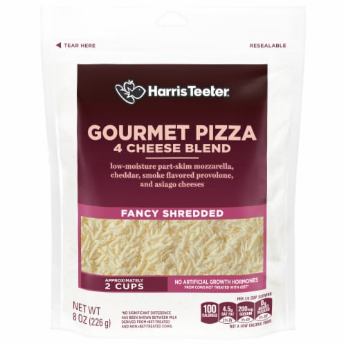 Harris Teeter™ Gourmet Pizza 4 Cheese Blend Shredded Cheese Perspective: front
