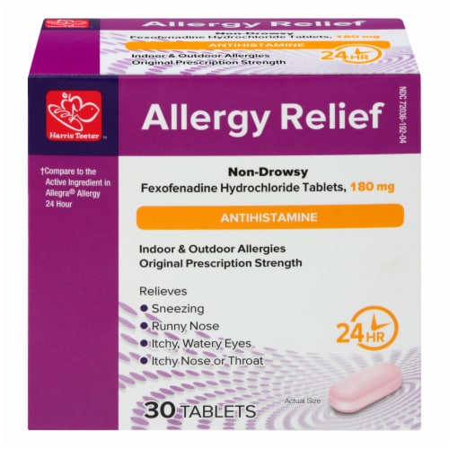 Harris Teeter™ Non-Drowsy Allergy Relief Perspective: front