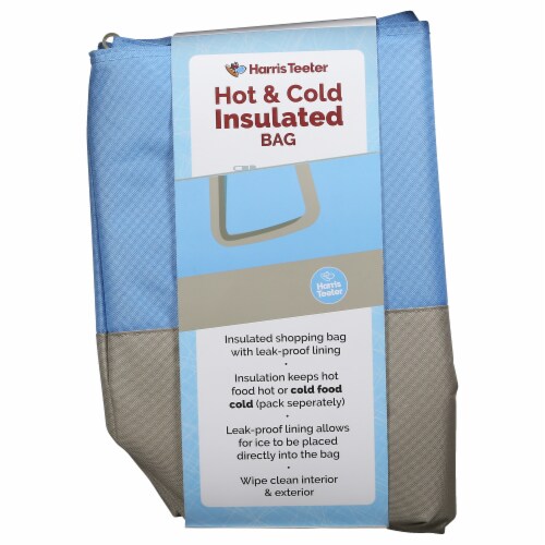 Harris Teeter™ Insulated Reusable Bag - Blue Perspective: front