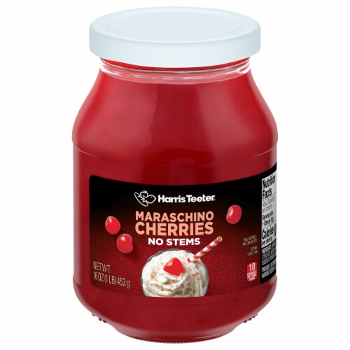 Harris Teeter™ Stem Free Maraschino Cherries Perspective: front