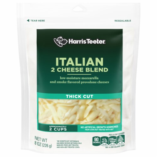 Harris Teeter® Thick Cut 2 Cheese Italian Blend Perspective: front