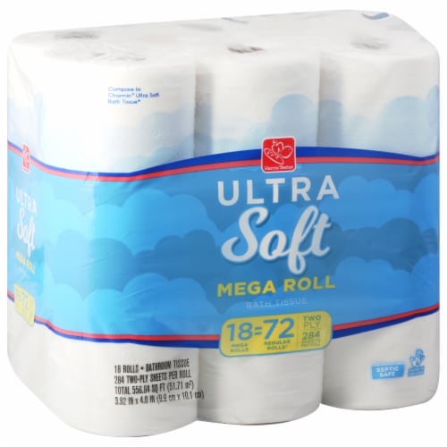 Harris Teeterâ„¢ Ultra Soft Mega Roll Bath Tissue Perspective: front