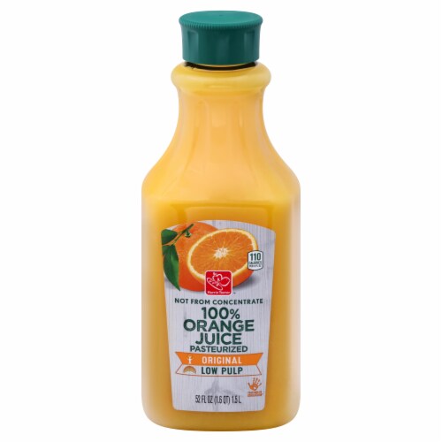 Harris Teeter™ Original Low Pulp 100% Orange Juice Perspective: front