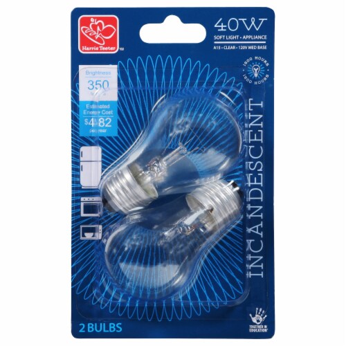 Harris Teeter™ 40 Watt Soft Light Appliance Bulb Perspective: front