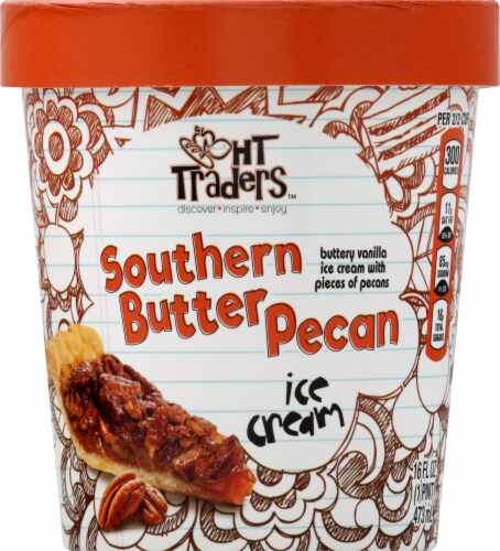 Harris Teeter™ Traders™ Southern Butter Pecan Ice Cream Perspective: front