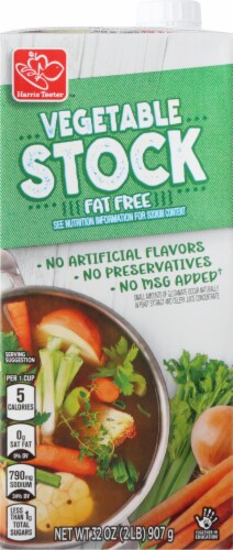 Harris Teeter™ Fat Free Vegetable Stock Perspective: front