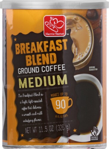 Harris Teeter Breakfast Blend Medium Roast Ground Coffee Perspective: front
