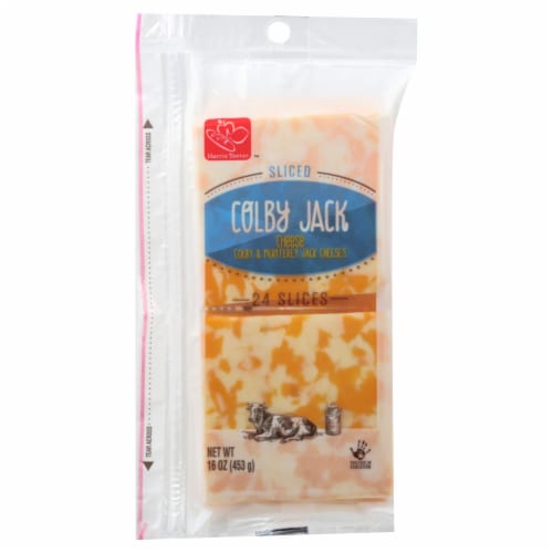Harris Teeter™ Colby Jack Cheese Slices Perspective: front