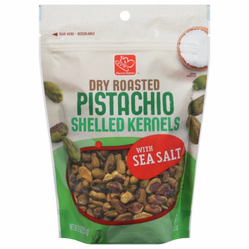 Harris Teeter™ Dry Roasted Pistachio Kernels With Sea Salt Perspective: front