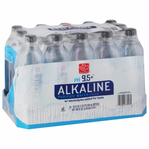Harris Teeter™ PH 9.5+ Alkaline Purified Water With Electrolytes Perspective: front