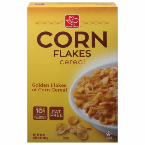Harris Teeter Corn Flakes Cereal Perspective: front