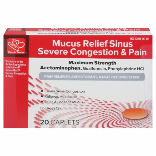 Harris Teeter Maximum Strength Acetaminophen Perspective: front