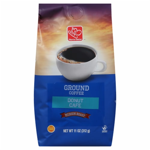 Harris Teeter Donut Cafe Medium Roast Ground Coffee Perspective: front