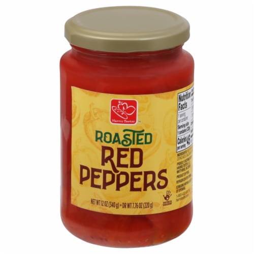 Harris Teeter Roasted Red Peppers Perspective: front