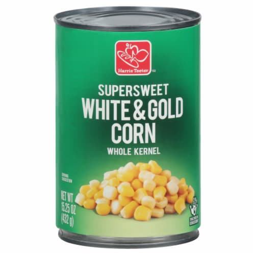 Harris Teeter Supersweet White and Gold Corn Perspective: front