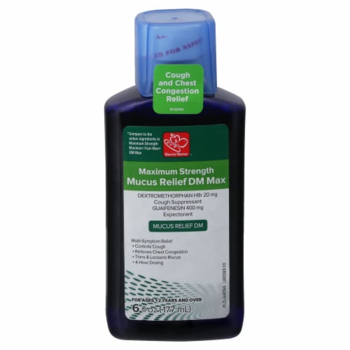Harris Teeter™ Maximum Strength Mucus Relief DM Max Liquid Perspective: front