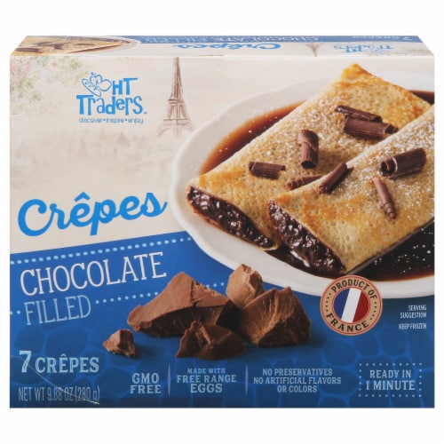 HT Traders™ Chocolate Filled Crepes Perspective: front