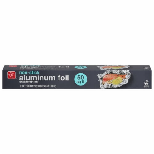 Harris Teeter™ 12x50 ft Non-Stick Aluminum Foil Perspective: front