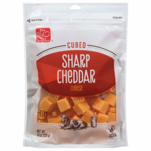Harris Teeter™ Cubed Sharp Cheddar Cheese Perspective: front