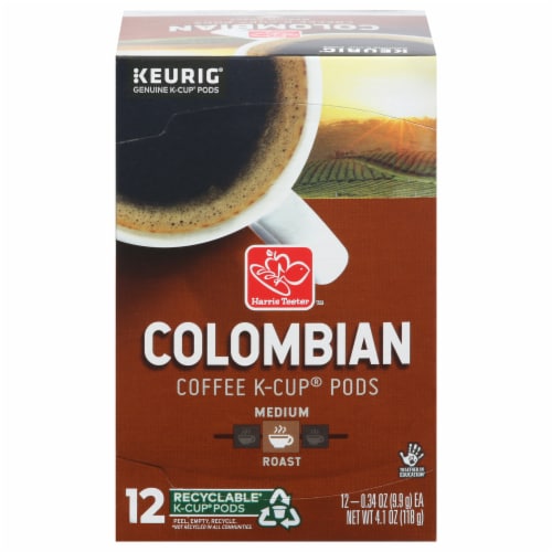 Harris Teeter Colombian Medium Roast Coffee Pods Perspective: front