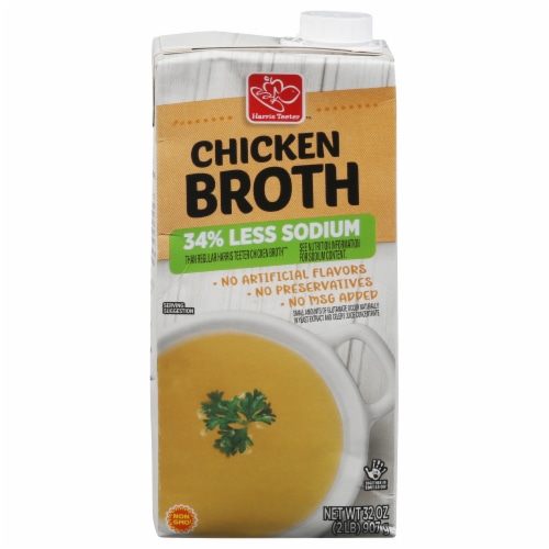 Harris Teeter Chicken Broth Perspective: front