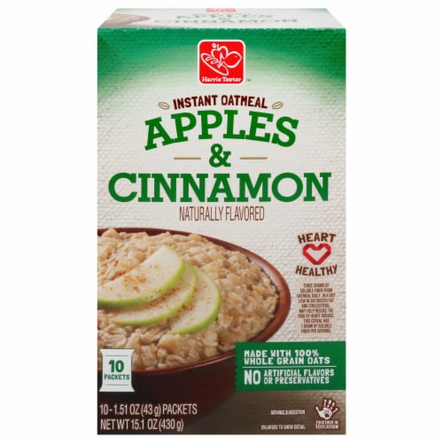 Harris Teeter Apples & Cinnamon Instant Oatmeal