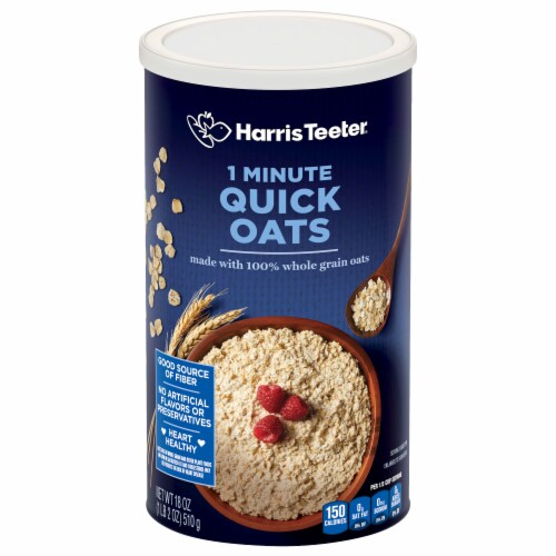 Harris Teeter® 100% Whole Grain 1 Minute Quick Oats Perspective: front