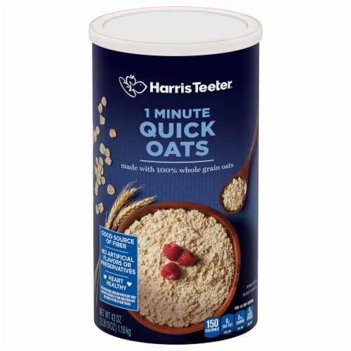 Harris Teeter® 100% Whole Grain Quick 1 Minute Oats Perspective: front