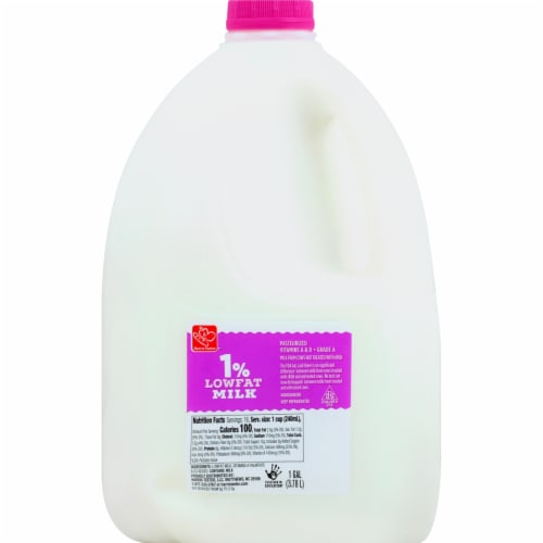 Harris Teeter 1% Low Fat Milk Perspective: front