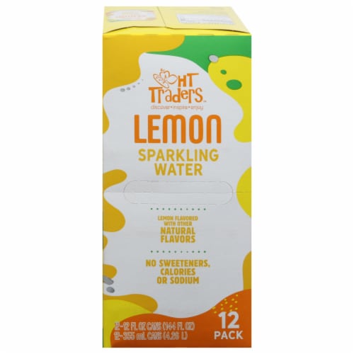 HT Traders Lemon Sparkling Water Perspective: front