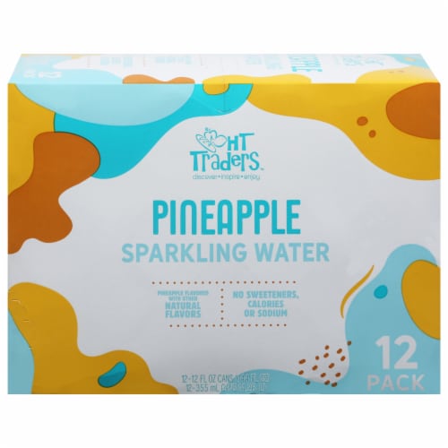 HT Traders Pineapple Sparkling Water Perspective: front