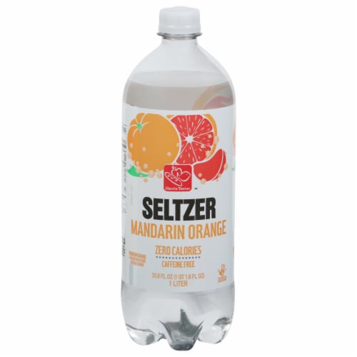 Harris Teeter™ Mandarin Orange Seltzer Perspective: front