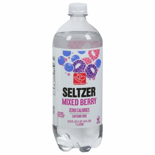 Harris Teeter™ Caffine Free Zero Calories Mixed Berry Seltzer Perspective: front