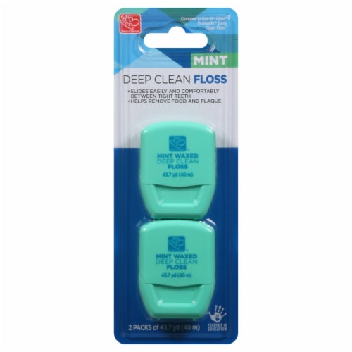 Harris Teeter Deep Clean Mint Floss Perspective: front