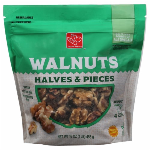 Harris Teeter™ Walnut Halves & Pieces Perspective: front