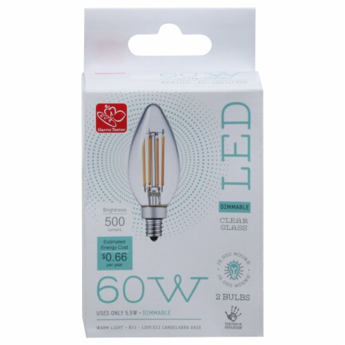 Harris Teeter 60 Watt LED Dimmable Bulbs Perspective: front